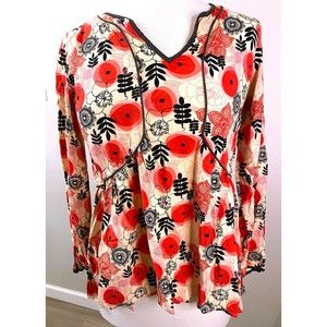 Matilda Jane Women's Floral Retro Print Blouse, Size XS